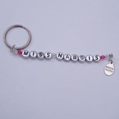 Special Teacher Personalised Keyring