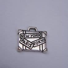 Suitcase Wine Glass Charms