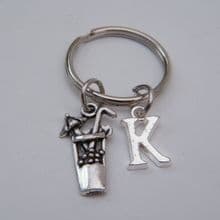 Summer Holiday Drink Keyrings