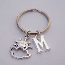 Sun & Cloud Keyrings