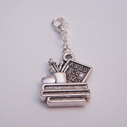 Teacher Blackboard Clip On Charm