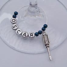 Tool Wine Glass Charms