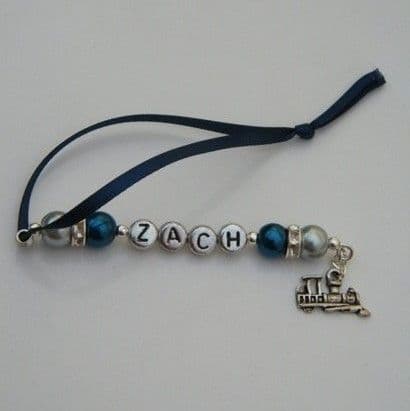 Train Personalised Christmas Tree Decoration