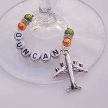 Transport Wine Glass Charms