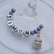 Whisky Wine Glass Charms
