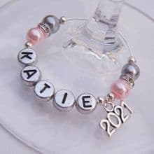 Year Wine Glass Charms