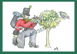 52nd Christmas Card “A Cartridge in a Pear Tree”