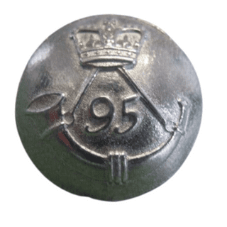 95th Pewter Button