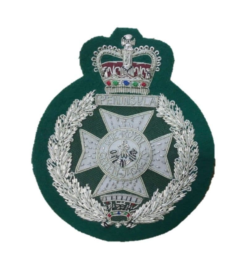 Blazer Badge RGJ Royal Green Jackets