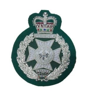 Blazer Badge: RGJ (Royal Green Jackets)