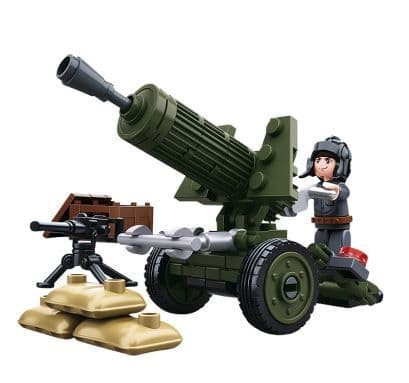 Building Bricks WW2 Anti Aircraft Gun