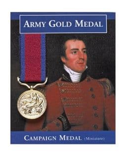 Miniature Army Gold Medal