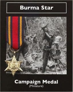 Miniature Burma Star Medal