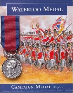 Miniature Waterloo Medal