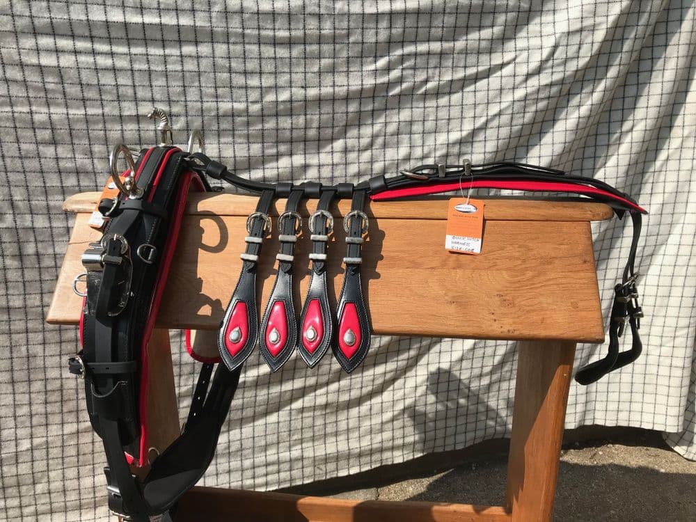 Biothane Mini Harness American Biothane Quick Hitch Trotting Harness - Cob Size