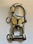 Pair of Quick Release Shackles large For Trace Ends and Carriages