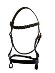 Plaited browband inhand bridle