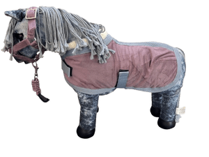 Toy Horse  Horse Rug Lilac Velvet