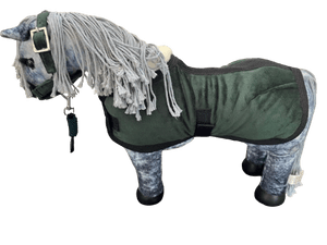 Toy Horse Velvet Rug Emerald Green