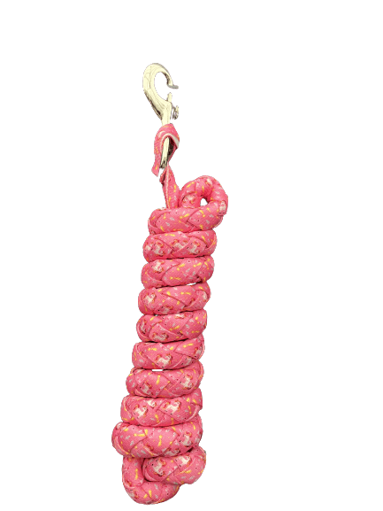 Unicorn lead rope pink