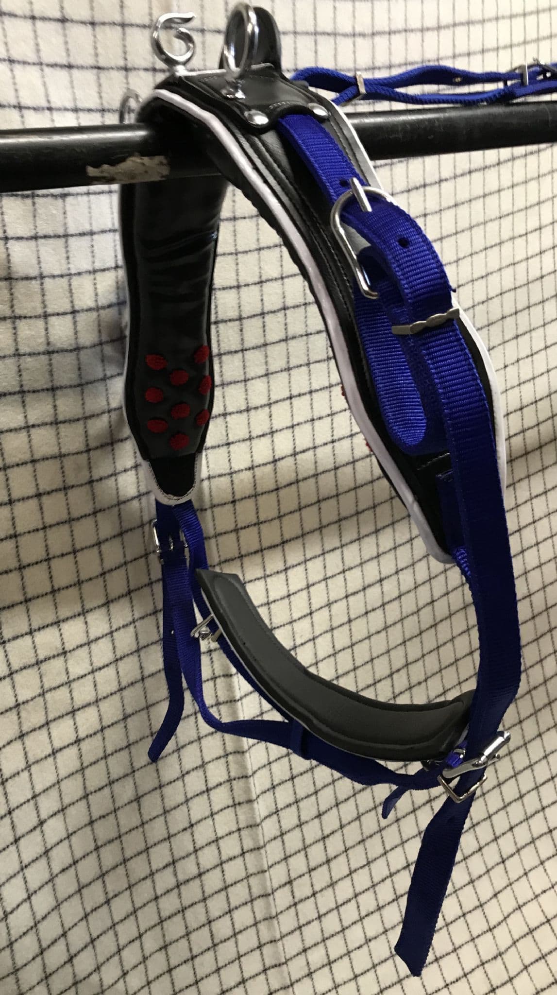 bing Driving Harness Blue With White And Black