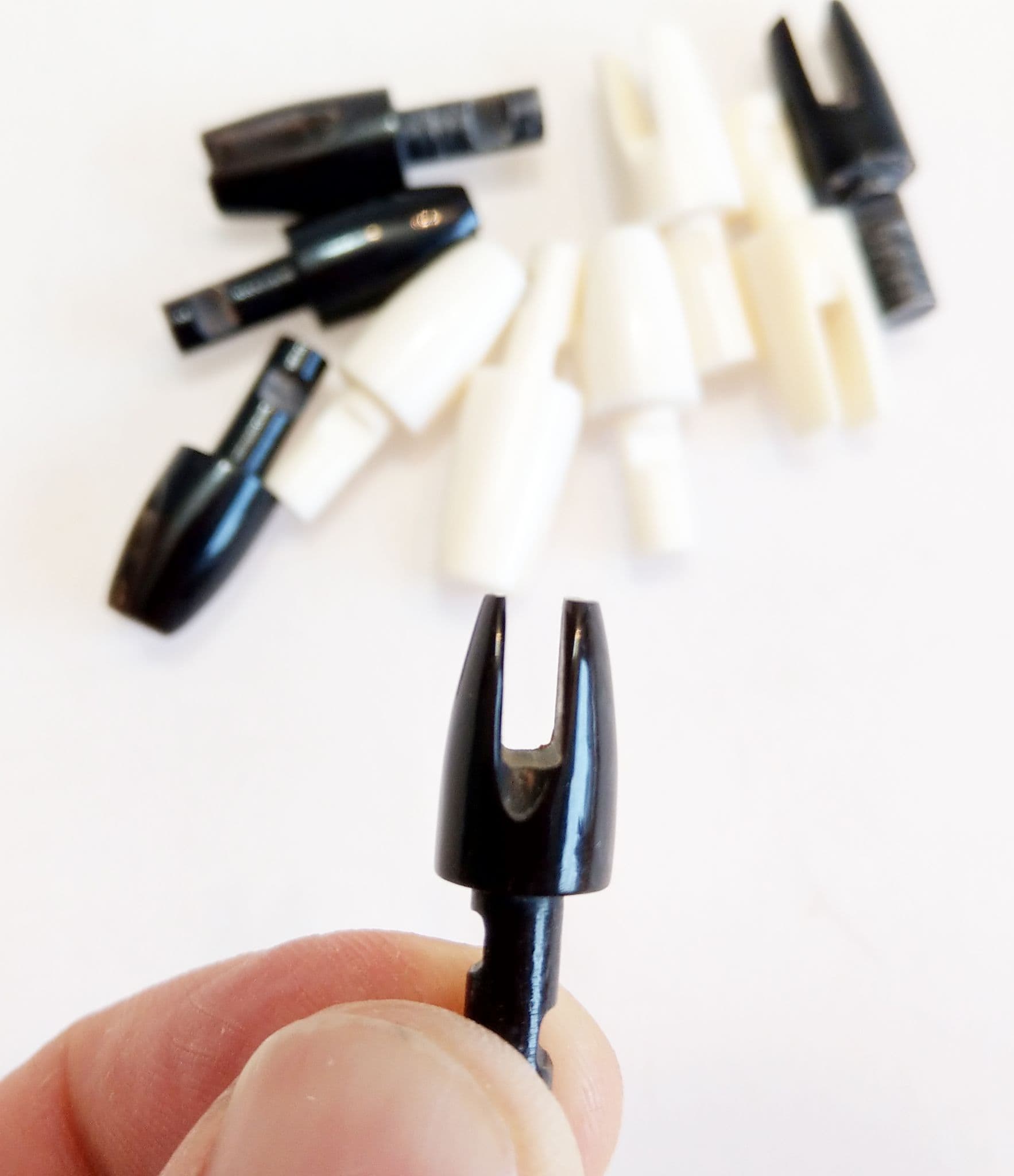 Bone and Horn Tanged arrow Nocks