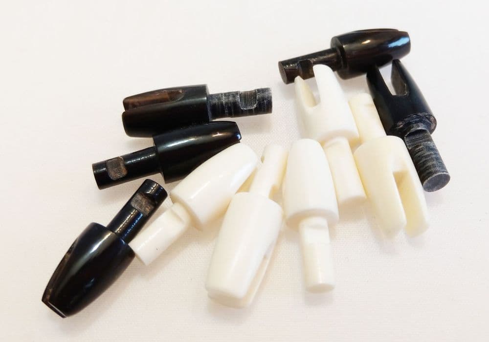 Bone and Horn Tanged arrow Nocks