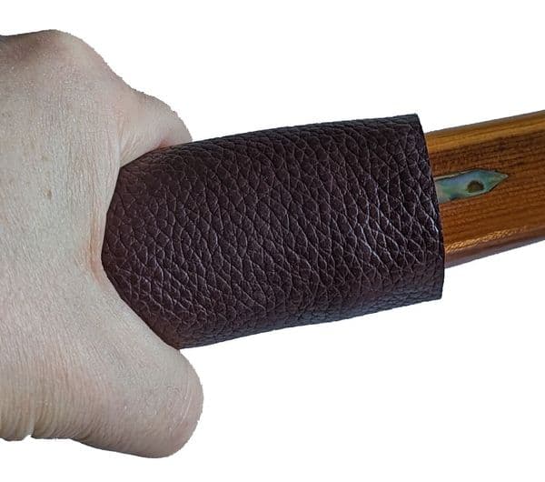 LEATHER AND SUEDE BOW HANDLE MATERIAL