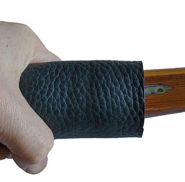 LEATHER AND SUEDE BOW HANDLE MATERIAL