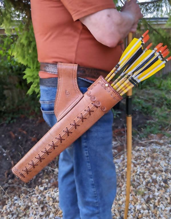 Leather Quiver suit Longbow