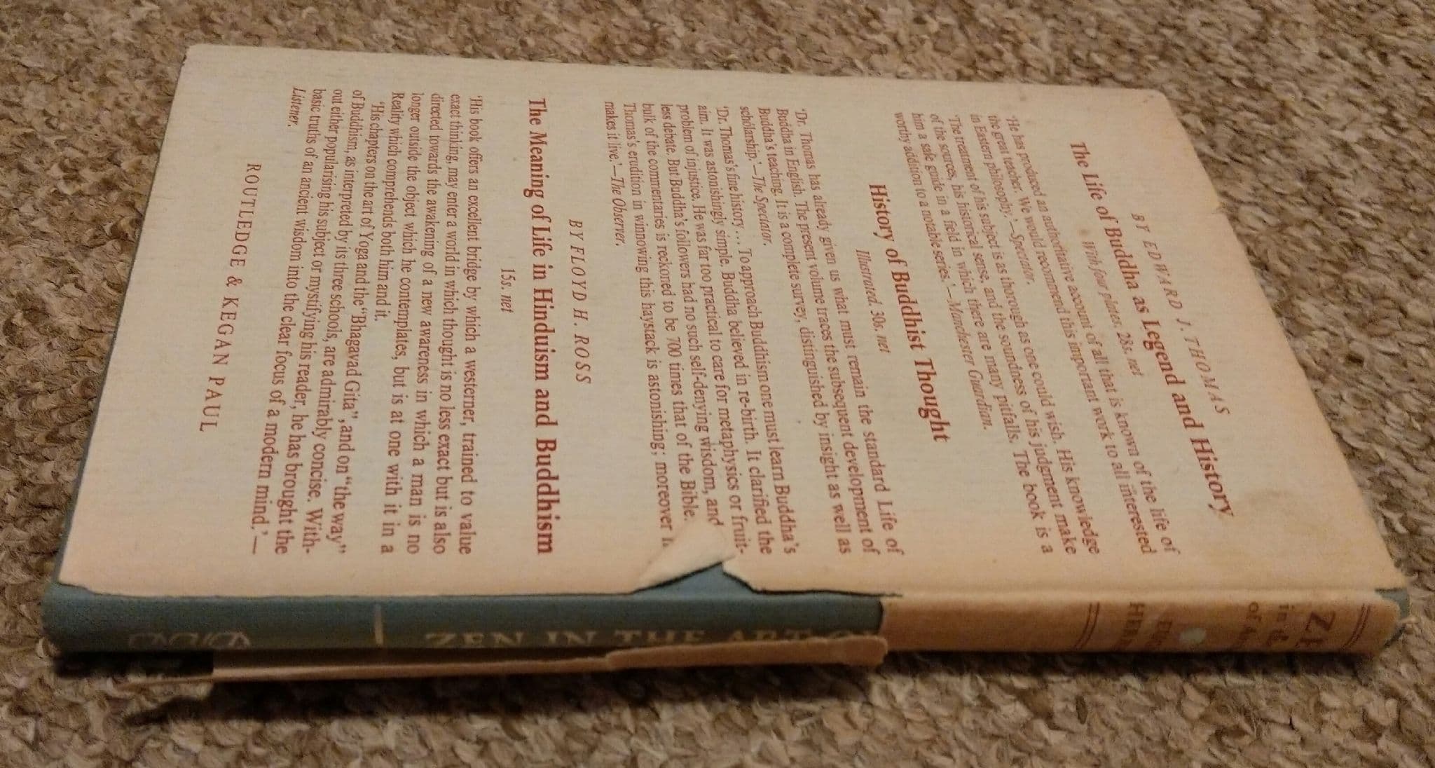 ZEN in the Art of Archery book by Eugen Herrigel