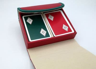 Andrew Robson Leather Card Boxes with Cards