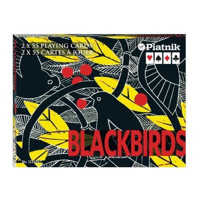 Blackbirds Playing Cards