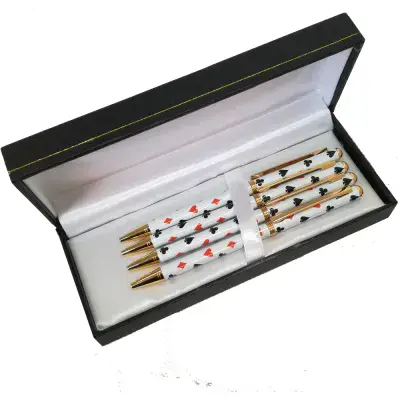 Boxed set of 4 Bridge Pens