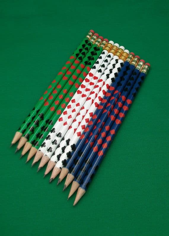 Bridge Pencils with rubbers