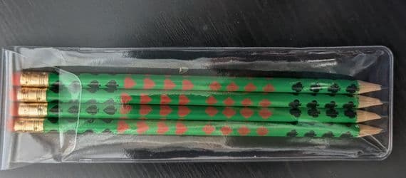 Bridge Pencils with rubbers