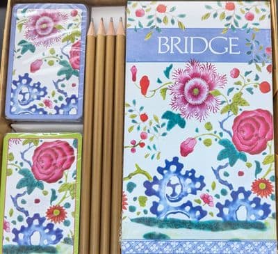 Floral Porcelain Bridge Set