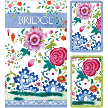 Floral Porcelain Bridge Set