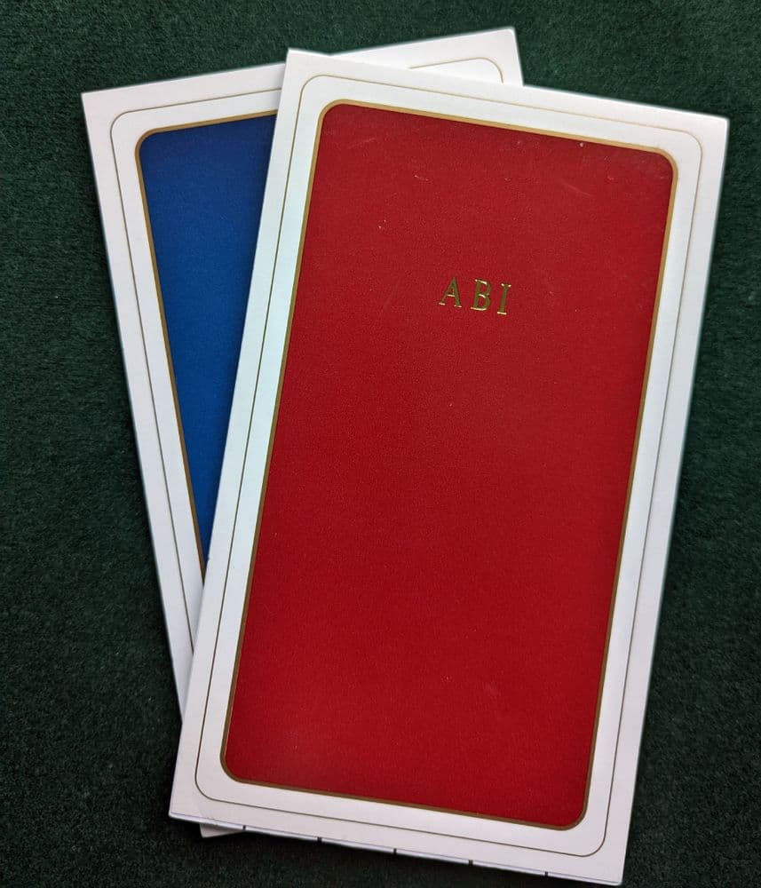 Personalised Rubber Bridge Scorepads