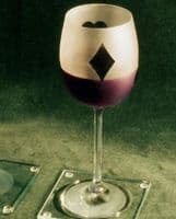 bridge gift| wineglasses| card motif|exclusive