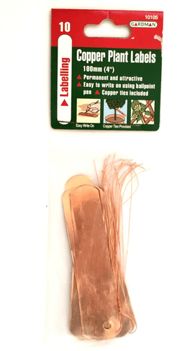 4" Copper Plant Labels