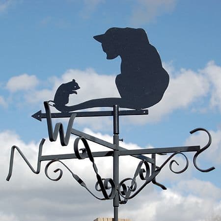 Cat and Mouse Weather Vane
