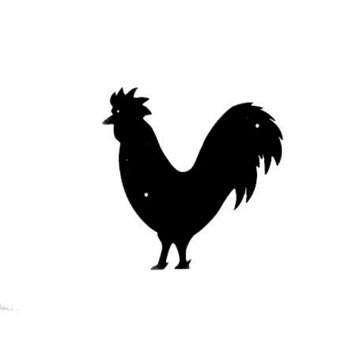 Cockerel Silhouette