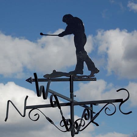 Golfer Weather Vane
