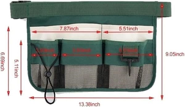 Green & Cream Tool Belt