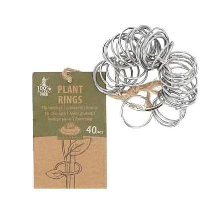 Metal Plant Rings -  set of 40
