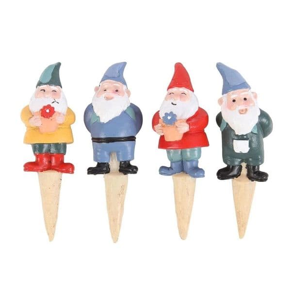 Mini Gnome Plant Pot Pals (Set of 4)