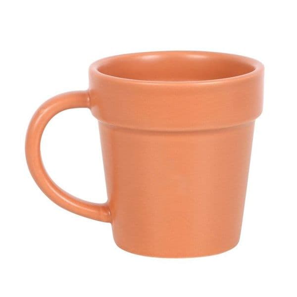 Plant Pot Mug and Shovel Spoon