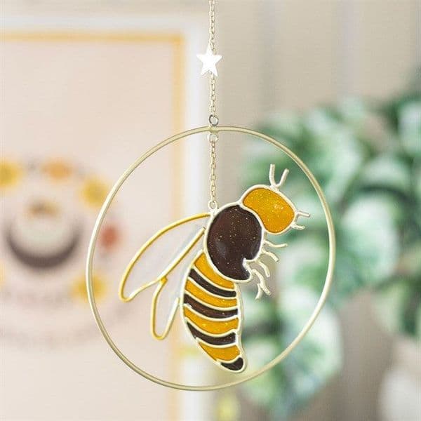 Radiant Bee Suncatcher