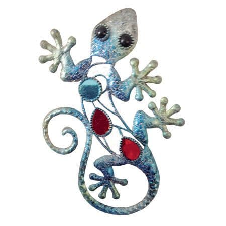 Small Gem Gecko Wall Plaque - 3 Colours